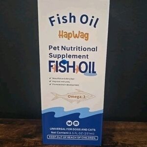 Blue Fish Oil Pet Supplement - Omega-3 Support